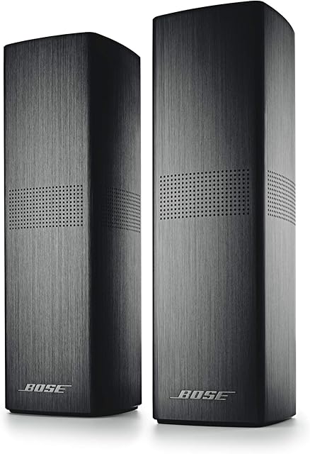 Bose 700 834402-2100 Głośniki Dźwięku Przestrzennego, Czarny, 4,67 x 4,67 x 14,66 cm