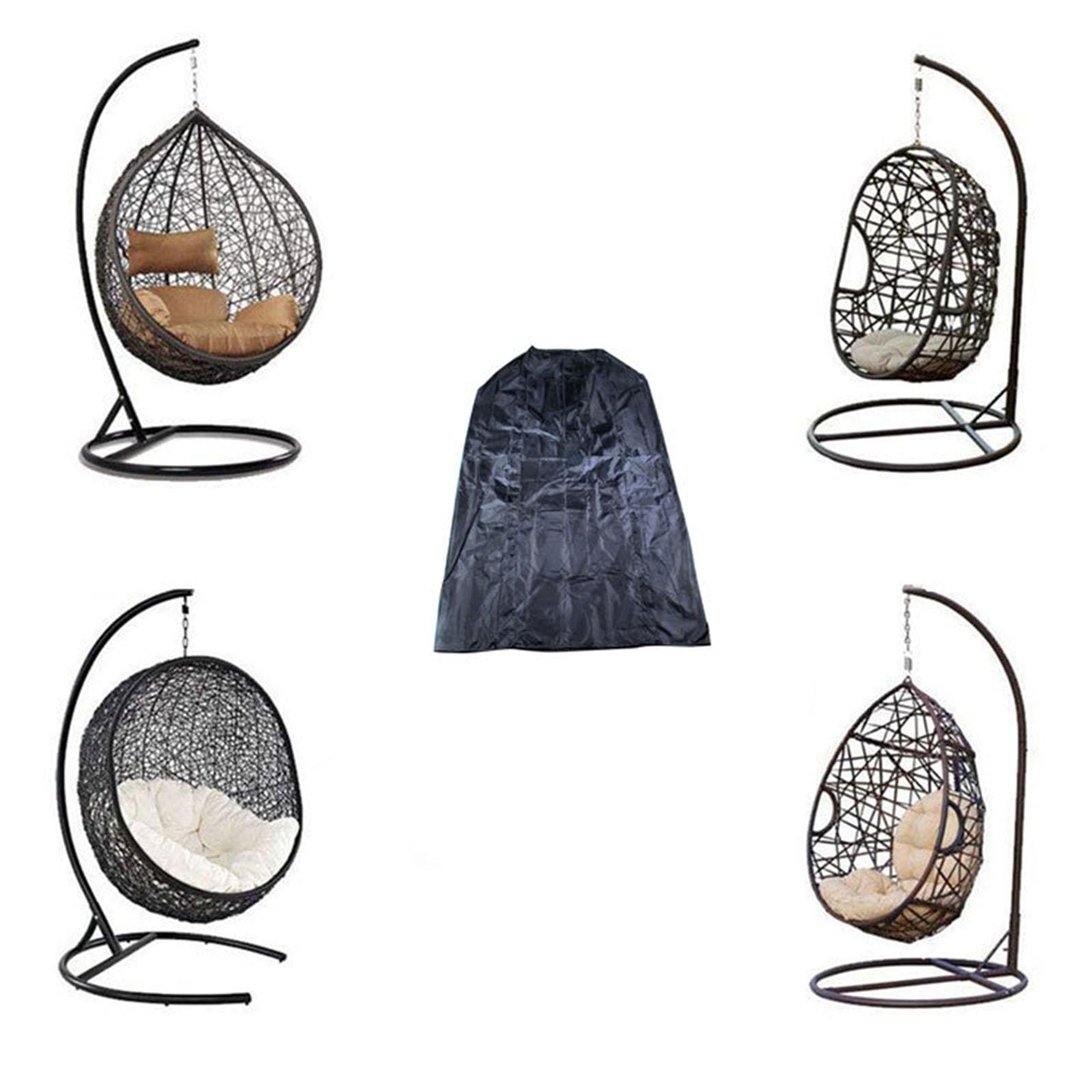 CHENZILIN Outdoor Hanging Eggs Chair Covers 115x190CM Waterproof Fabric Protector for Patios Garden Swing Chair Protections