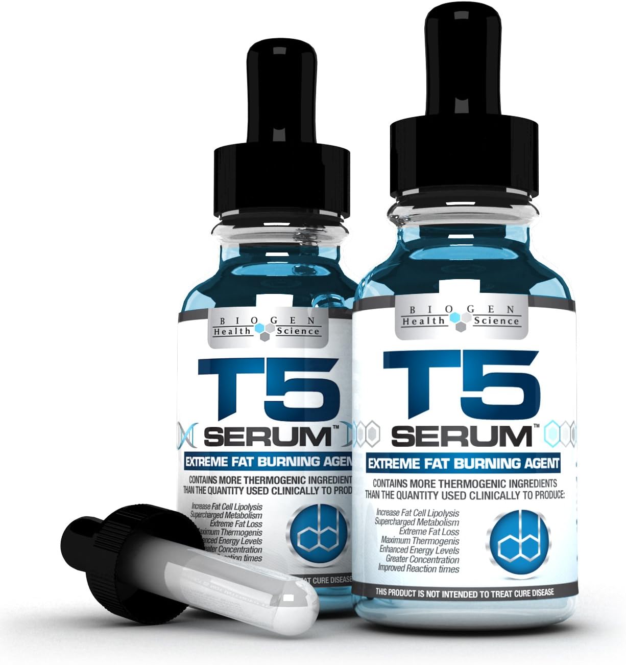 x2 T5 Fat Burners Serum XT : Maximum Strength & Fast Acting - Weight Loss/Diet Pills Alternative (2 Month Supply)