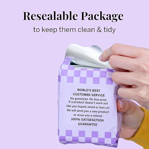 Miniatura 7 de Pixie - Almohadillas ultrafinas de algodón orgánico con alas para mujer, a prueba de fugas y absorben la humedad para el cuidado femenino,