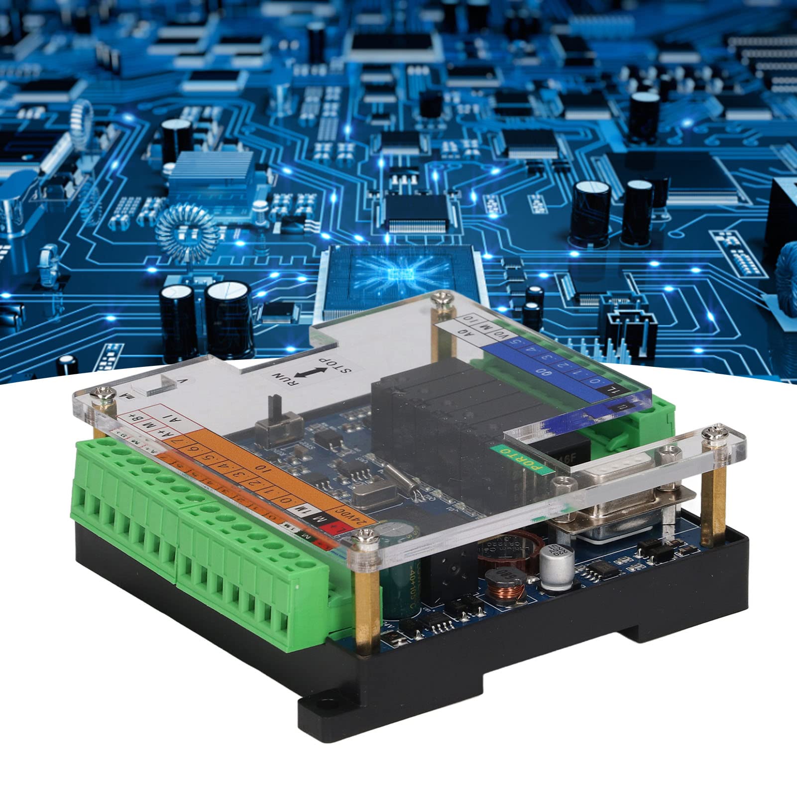 Scheda di Controllo Industriale Controller Logico Programmabile PLC CPU 222XP Accessorio Compatibile con S7 200 Per Controllo 24 V CC