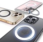 4Pcs Metal Ring for Magsafe Sticker: Ultra-Thin(0.3mm) Mag Safe Adapter for Magnetic Pop Socket Phone Grip Wallet Car Mount, Universal Adhesive Mag-Safe Ring Kit(No Magnet) for iPhone Samsung Case
