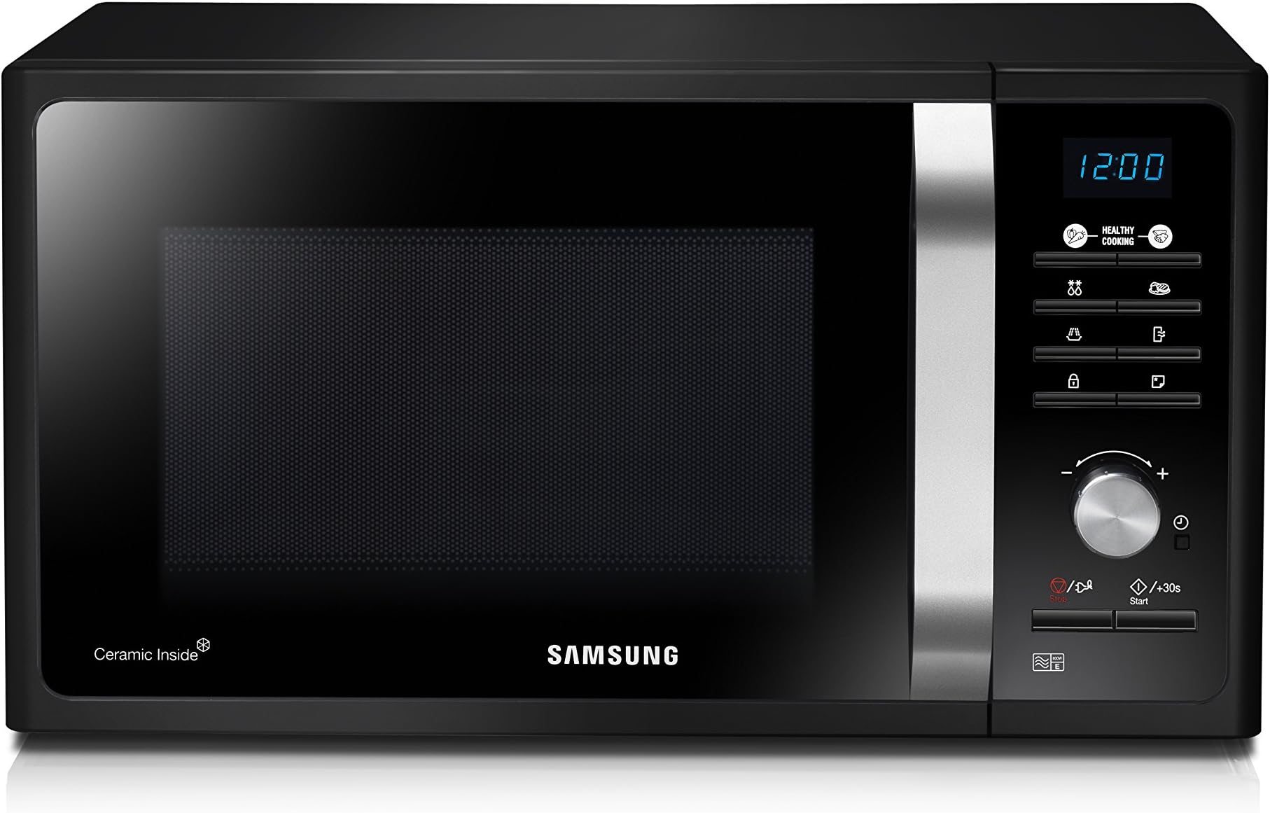 SamsungMS23F301TAK Solo Microwave, 800W, 23 Litre, Black