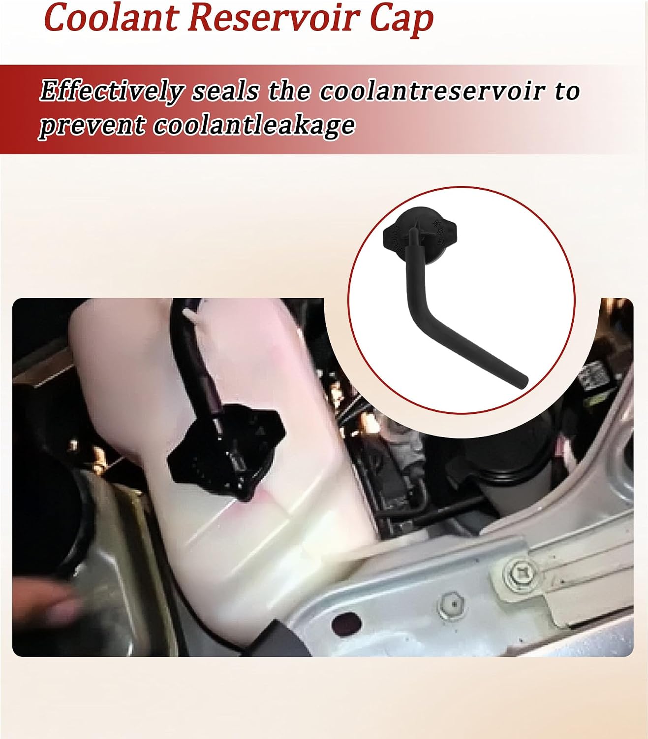 2PCS Coolant Overflow Reservoir Cap Compatible with Lexus RX350 RX450h,Compatible with Toyota (16405-31070 16405-0P040)