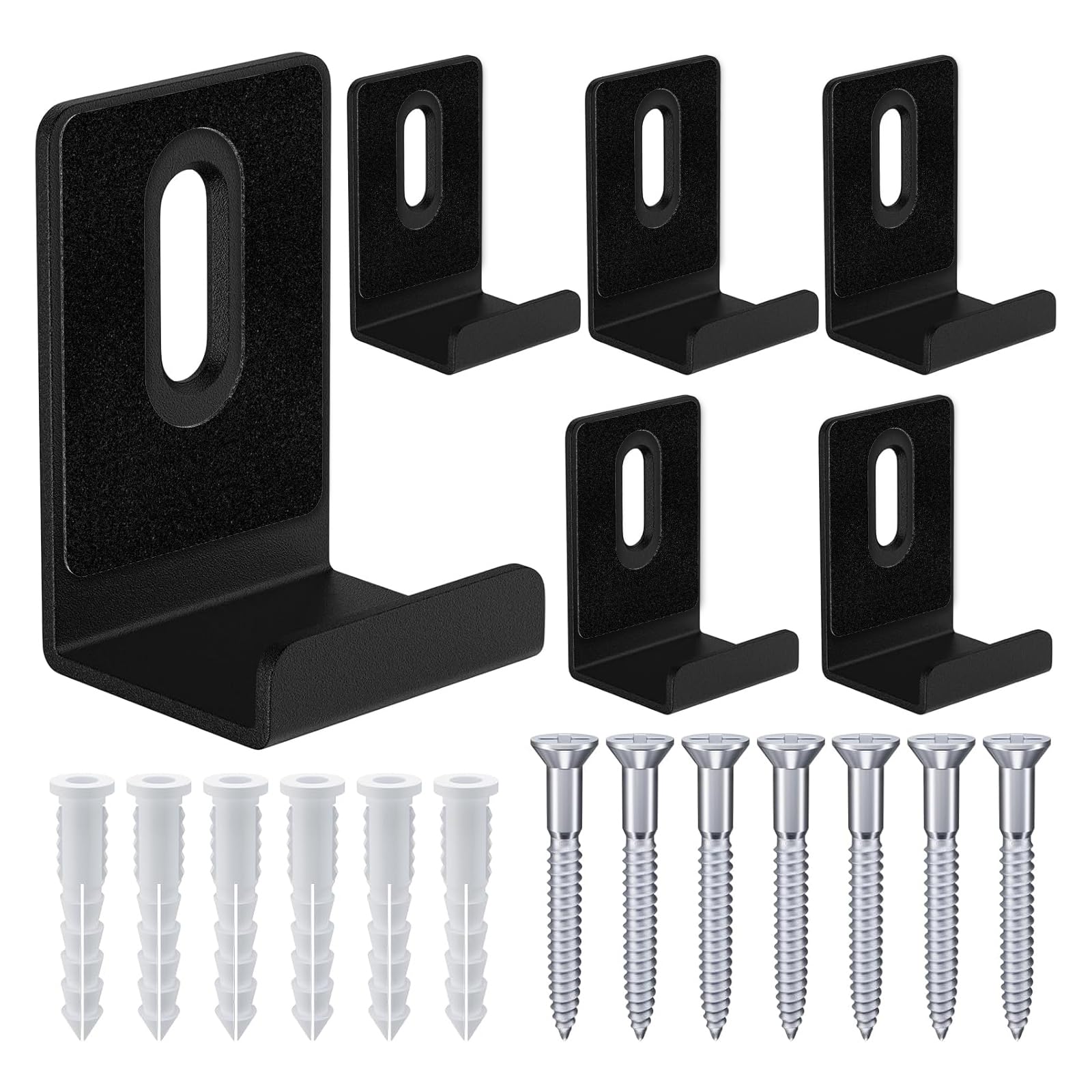 6Pcs Metal Mirror Clips Wide Channel Mirror Hanger Clip Large Heavy Clips for Mirrors with Screw Mirror Clips for Wall Mounting Mirror Billboard Displays Tile Display