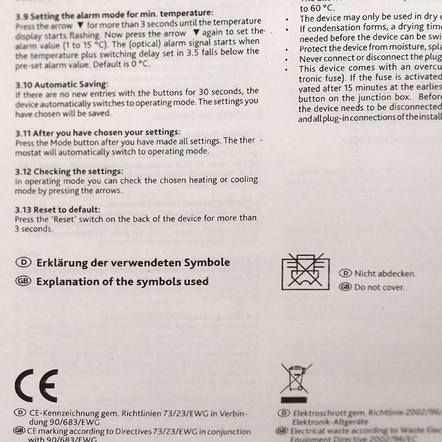 ReptiZoo Thermostat mit Zeitsteuerungfunktion THC11 DREI Anschlüsse