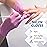 Hand-E Touch Pink Nitrile Disposable Gloves Medium (50 Count) - Latex Free Protection for Esthetician & Nail Tech - Food Safe Exam & Surgical Rubber Gloves