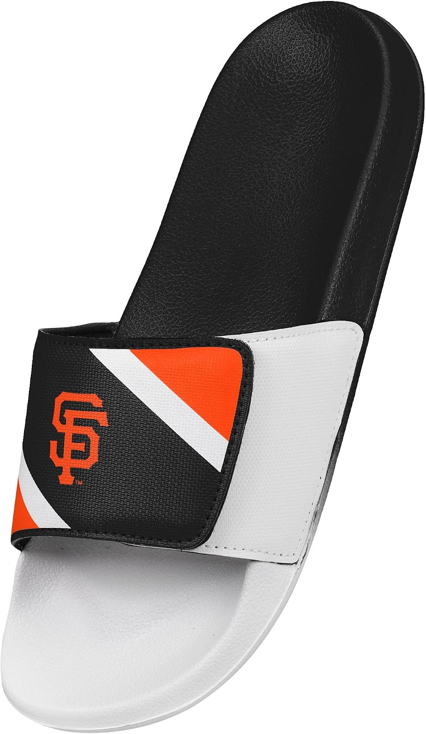 FOCO MLB Men's Officially Licensed Sports Slippers Primary Logo 2-Tone Team Color Flip Flop Baseball Slides