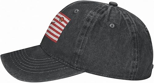 Miniatura 4 de Gorra de béisbol con diseño de bandera americana, para hombre y mujer, estilo vintage, ajustable