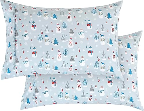 Vista 5 de Elegant Comfort Sábanas suaves de lujo con patrón navideño 1500 microfibra de calidad hotelera de alta calidad, suavidad, resistente a las arrugas