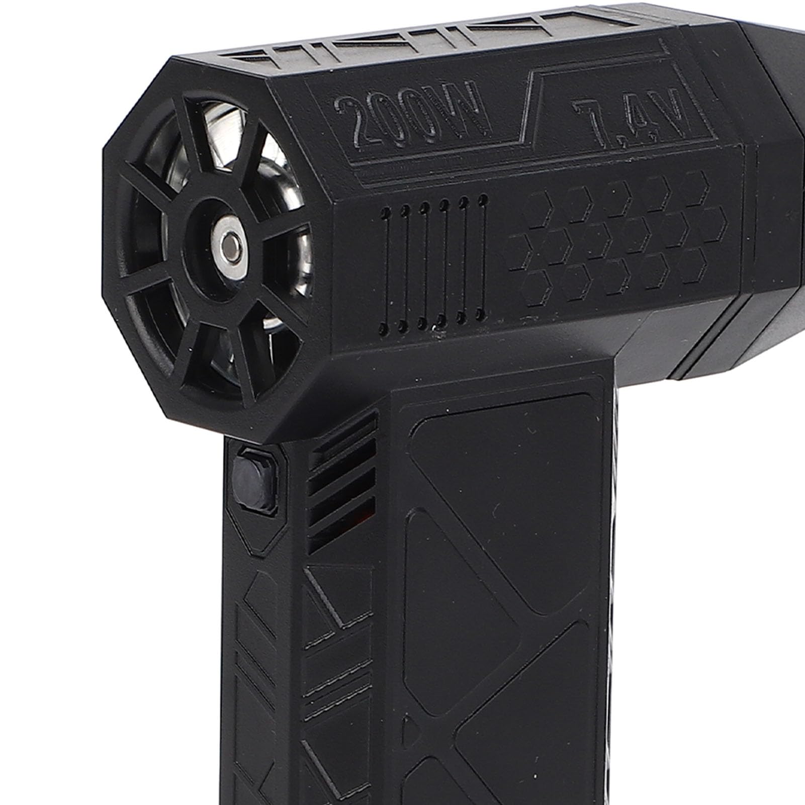 Jiawu Plumero de Aire Eléctrico, 200 W, 130000 RPM, Motor sin Escobillas, Limpiador de Polvo Eléctrico, Ventilador con Batería de Litio Recargable para Teclado, Portátil, Cámara, Asiento de Coche,