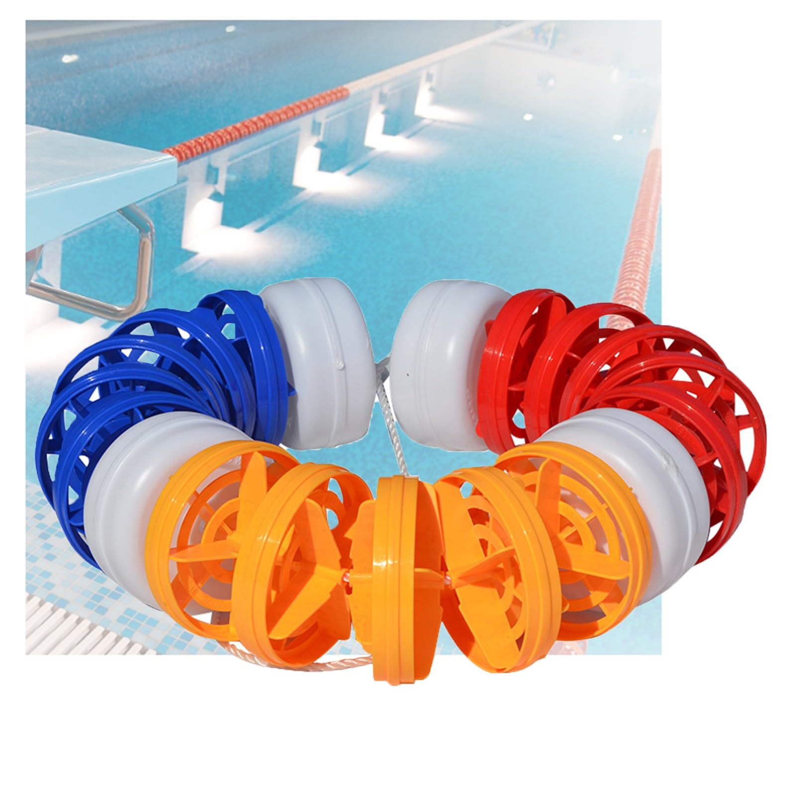 Bouée de piscine indéformable et confortable pour couloir de natation