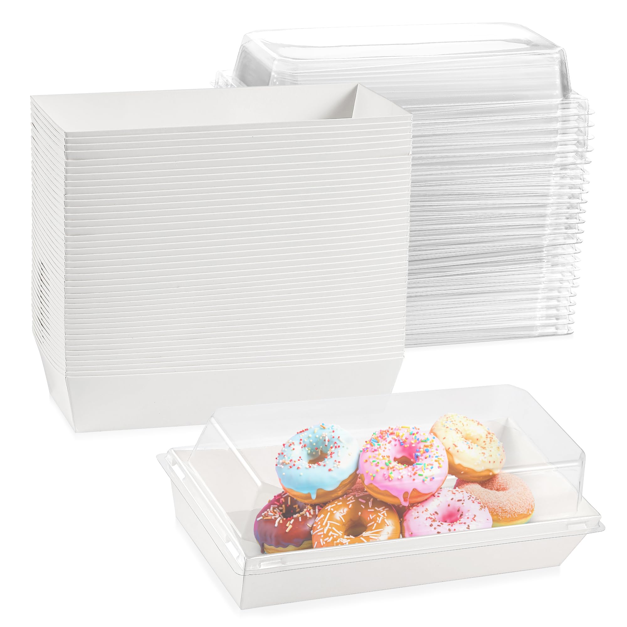 Leafiew 7.5x3.3 Charcuterie Box White