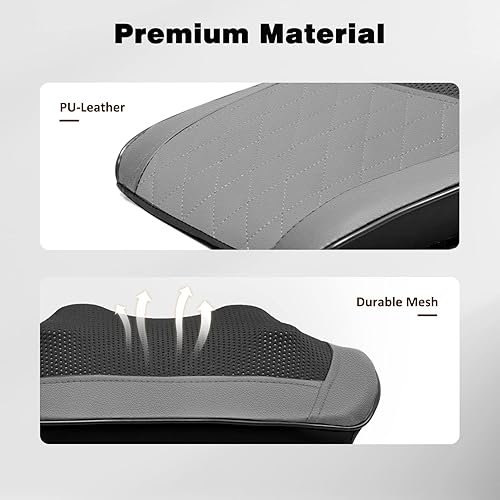 Miniatura 8 de Boriwat Masajeador de espalda y cuello con calor, almohada de masaje 3D para cuello, hombros, piernas, alivio del dolor de piernas, regalos para