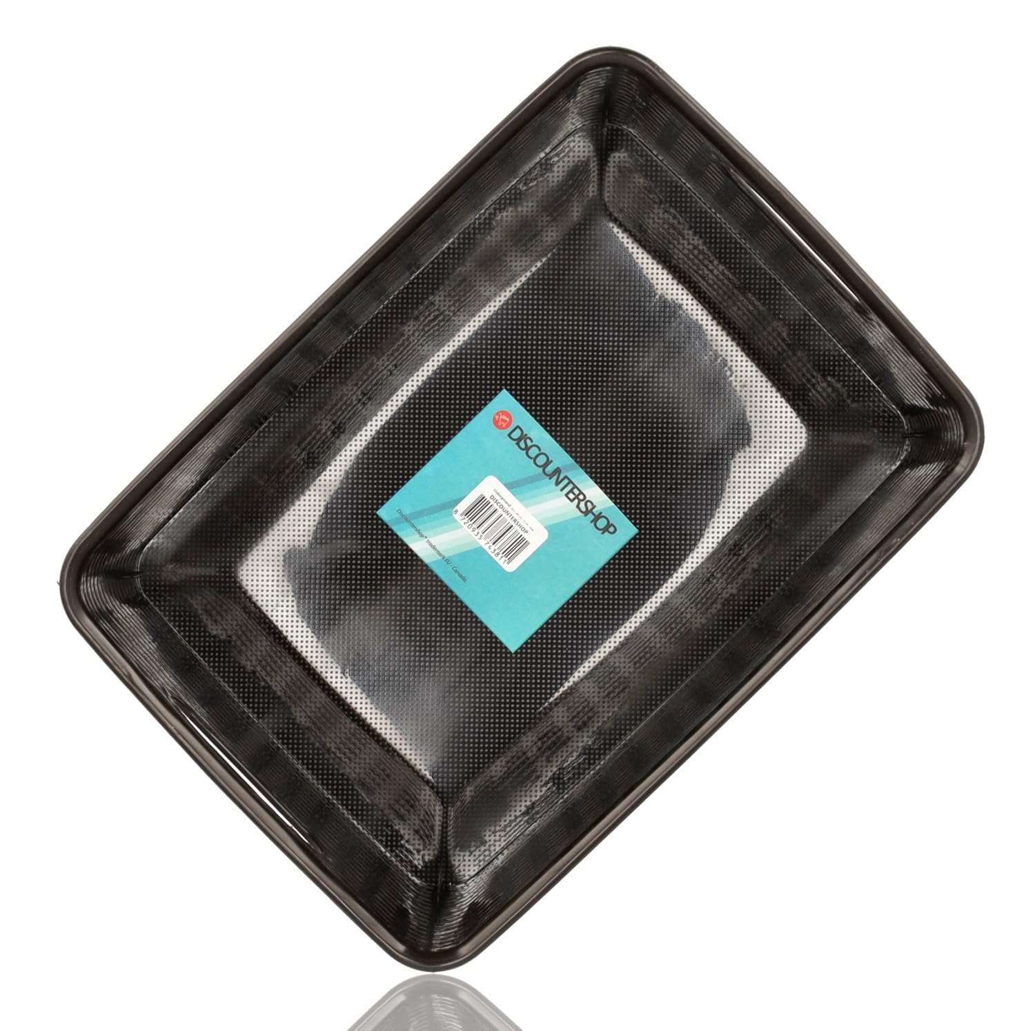 Cesta de almacenamiento 10L Set – Caja de almacenamiento de plástico – Cestas Caja de almacenamiento de caña – Armario, Armario de Cocina y Armario Organizador - 33x22x15,5 cm - Marrón
