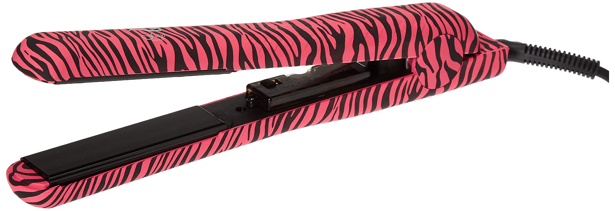 Fay Hair Pro Hair Straightener - Pink Zebra/Lifetime warranty