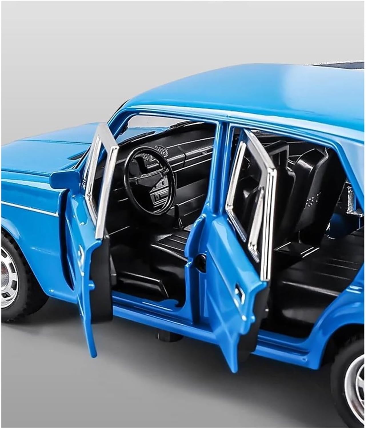 Scale car Model 1/24 for NIVA Classic Alloy Vehicle Model Diecast Metal Car Enthusiast Collectible Suitable for Decoration(White)