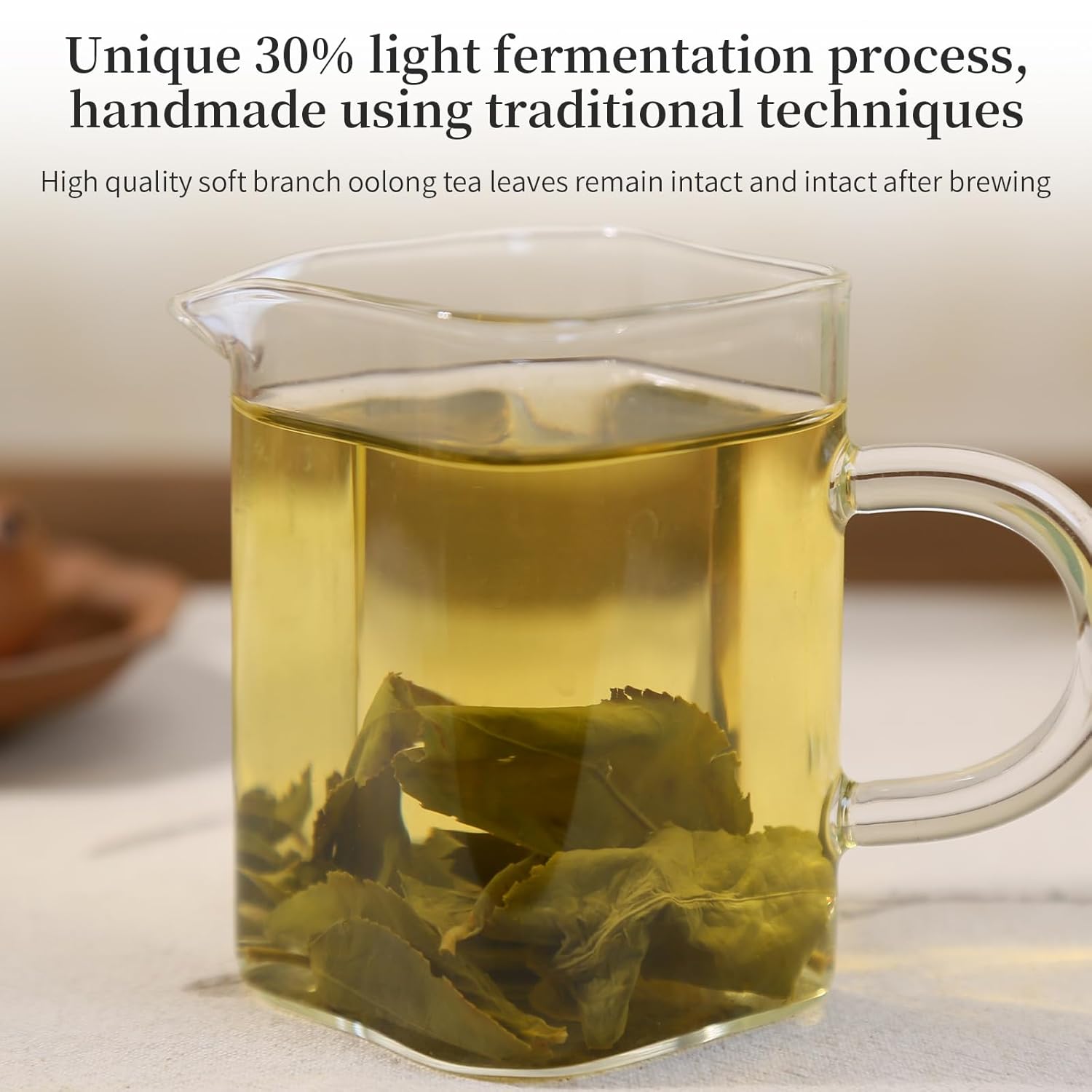 Yuexi Taiwan Dongding Oolong Tea Loose Leaf Taiwan High Mountain Oolong Tea Taiwanese Green Gaoshan Ulong Tea 台湾茶 乌龙茶 冻顶乌龙茶 5.3oz/150g - Image 5