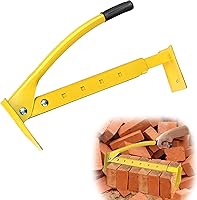 Heavy Duty Adjustable Brick Tongs for Lifting 6-10 Bricks | Ergonomic Masonry Tools for Paver Splitter Projects