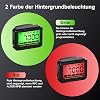 Tachometer Chainsaw Tachometer LCD Speedometer with Wireless Induction RPM Speedometer Petrol Engine Lawn Mower Night Vision Maintenance Function for Motorcycle Lawn Mower Snowmobile