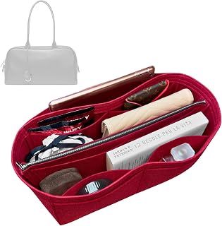 Divitize Premium Purse Organizer compatible with Large Bowling Bag Insert — Perfect Fit, Durable Quality Felt, Full Coverage, +24 Colors (Beige, for Large Bowling Bag)