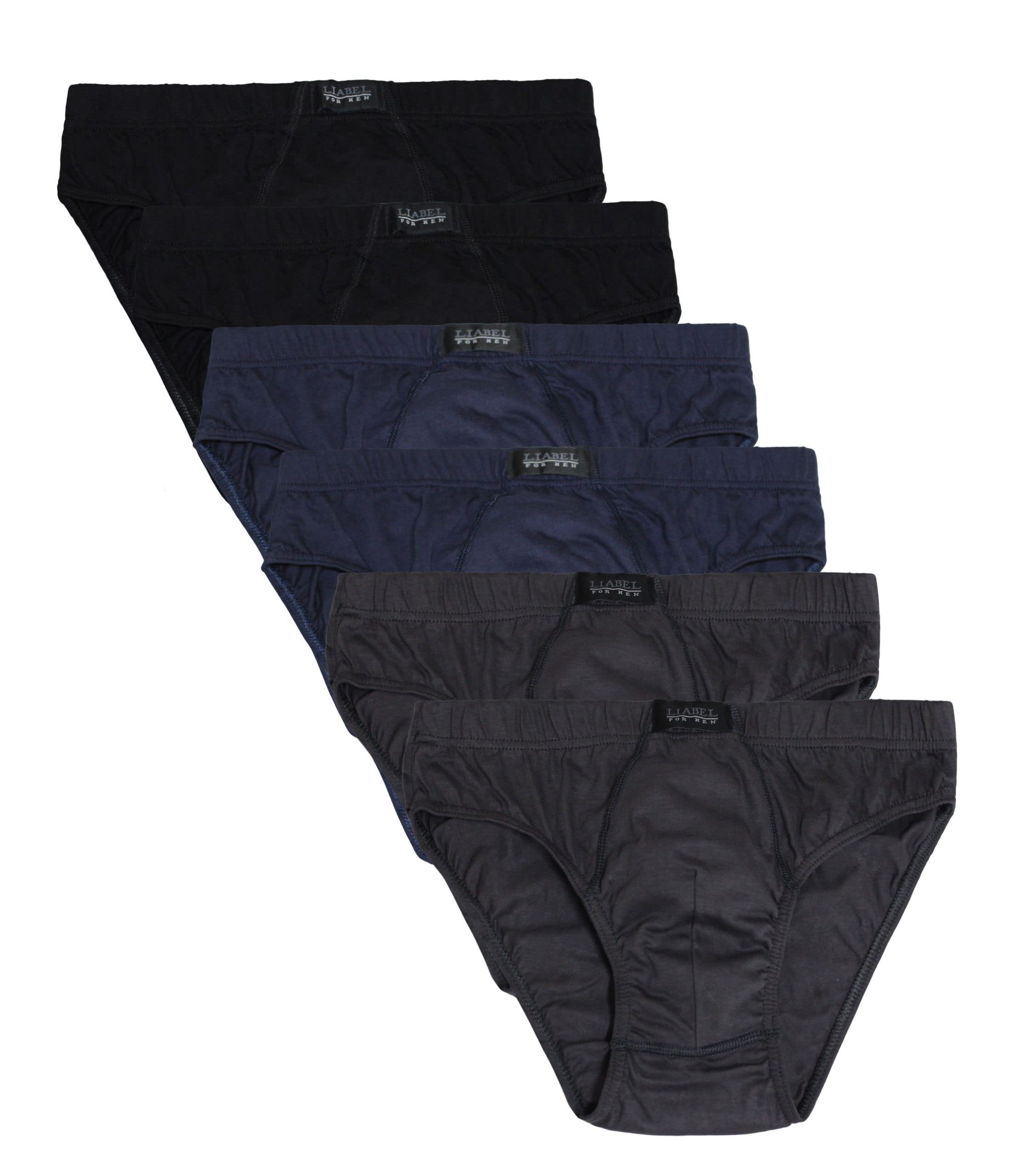 Liabel Slip Boxer Uomo in Cotone/Cotone Mercerizzato, Art. 940/959, Pacco da 3, 6 e 12 Limited Edition
