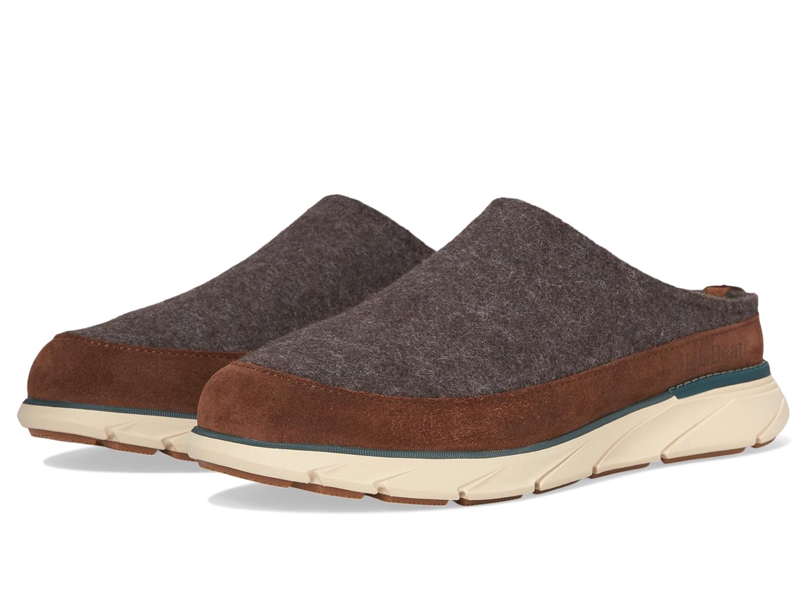 Мужские тапочки L.L.Bean из пуха и шерсти Clog