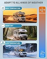 Vista 7 de PAULINN Cinta selladora para techo de autocaravana, color blanco, para reparación de techo de caravana, 4 pulgadas X 50 pies, cinta de goma natural