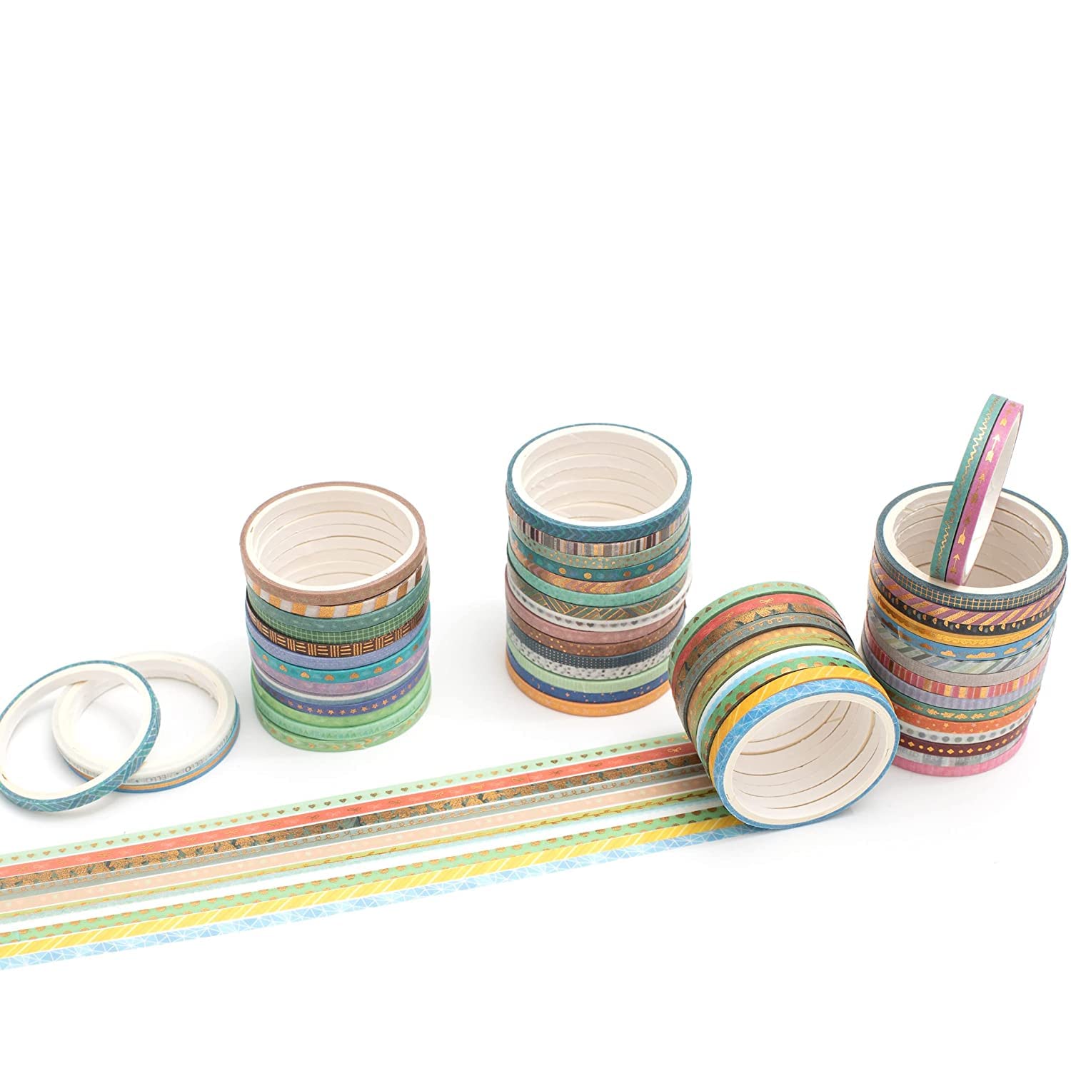 MAGLITT Maigre Or Washi Tape Set 60 Rouleaux Masking Tape