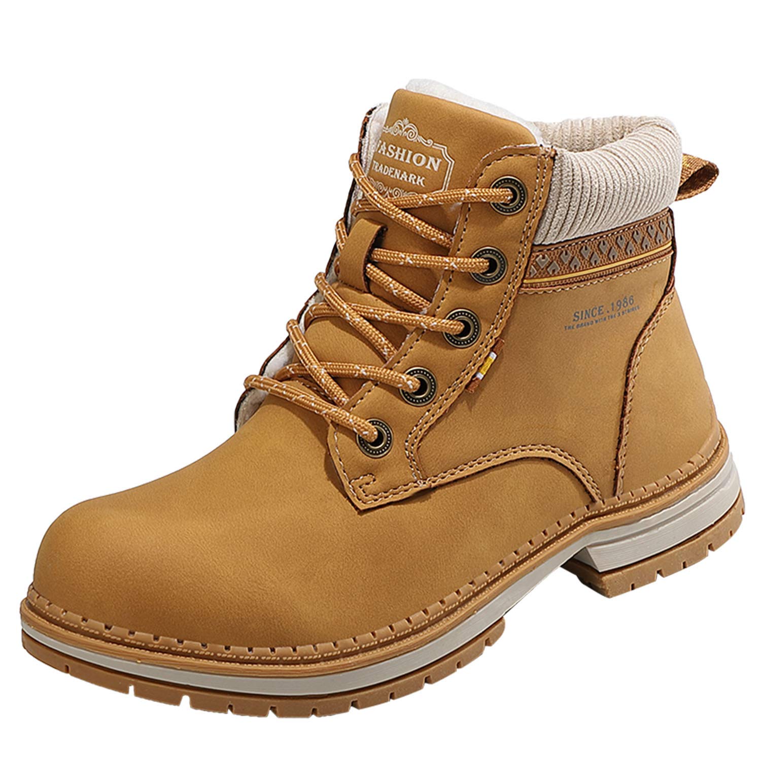 Hombre Mujer Botas de nieve al aire libre Invierno Cálido Forro de piel Botines Botas deportivas Botas de senderismo