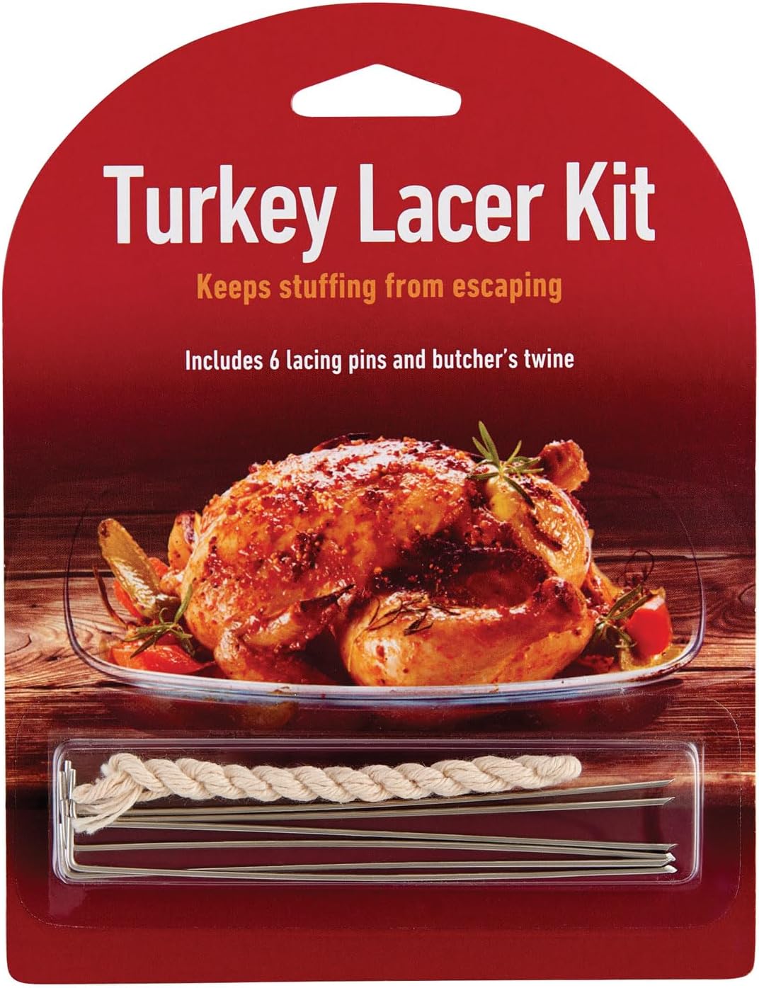 HIC Kitchen 20-Pound Turkey Prep Kit with Brining Bag, Flavor Injector, Lacers, Pop Up Timers, Baster, and Lifter Forks
