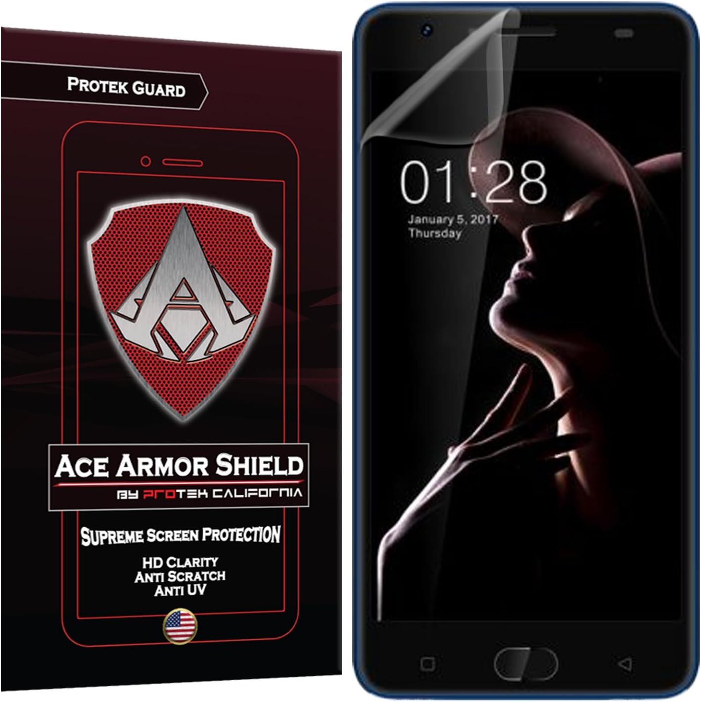 Ace Armor Shield Protek Guard Screen Protector for The
