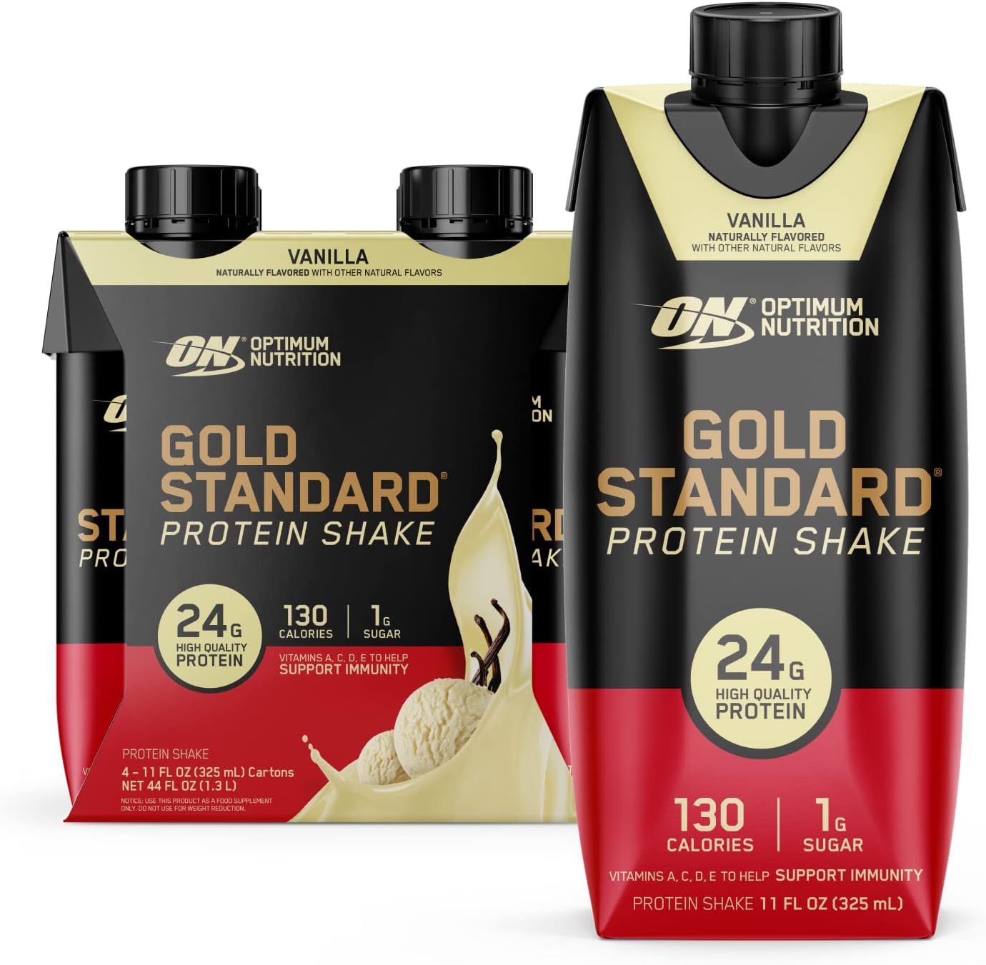 Optimum Nutrition Gold Standard Protein Shake, 24g Protein