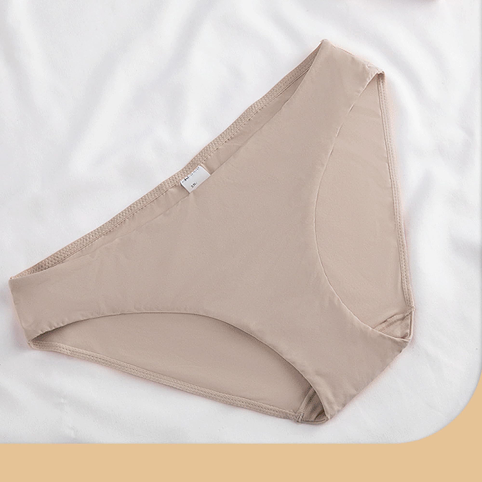 Slip da donna sottili, semplici, multicolore, traspiranti, in vita, tinta unita, in nylon, comodi e morbidi (grigio scuro, 5 pezzi, XL)