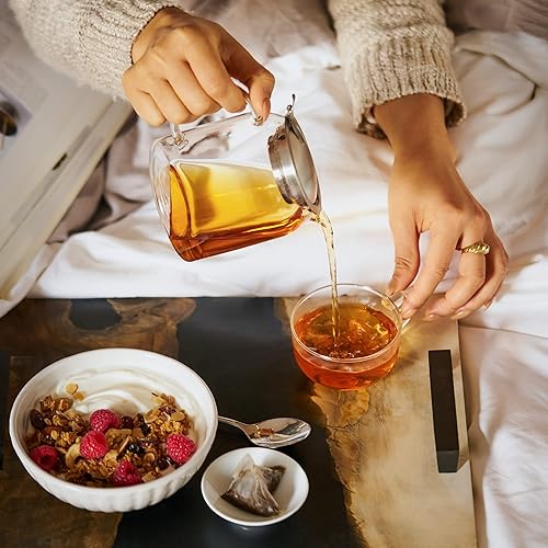 Miniatura 4 de Teatulia Bolsas de té Masala Chai orgánicas 50 bolsas de té pirámide  100 compostables  Cultivadas de forma sostenible en Bangladesh  Té negro