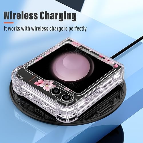 Miniatura 6 de Funda para Samsung Galaxy Z Flip 5, diseño de mariposas coloridas, diseño protector de mariposa, TPU suave, a prueba de golpes, para Galaxy Z Flip 5