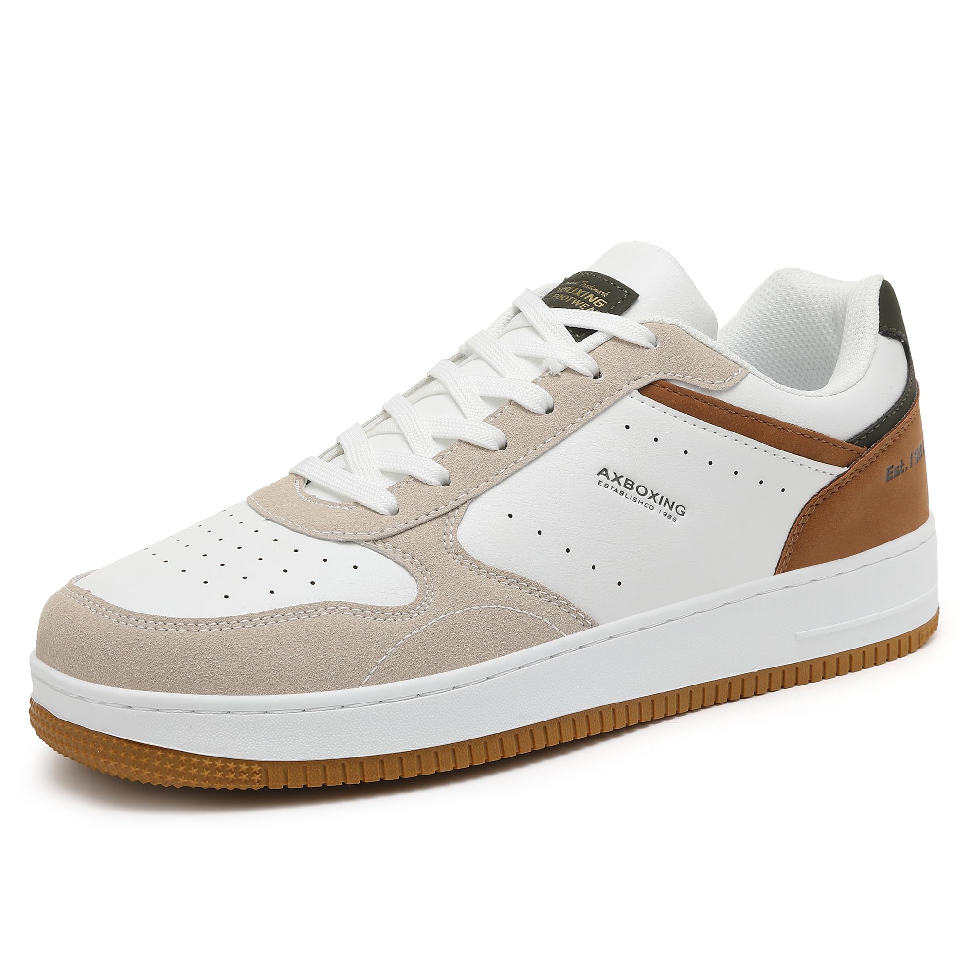 AX BOXING Sneaker Herren Schuhe Mode Herrenschuhe Freizeitschuhe Walkingschuhe Atmungsaktiv Trainers Leichte Turnschuhe Größe 41-46 EU