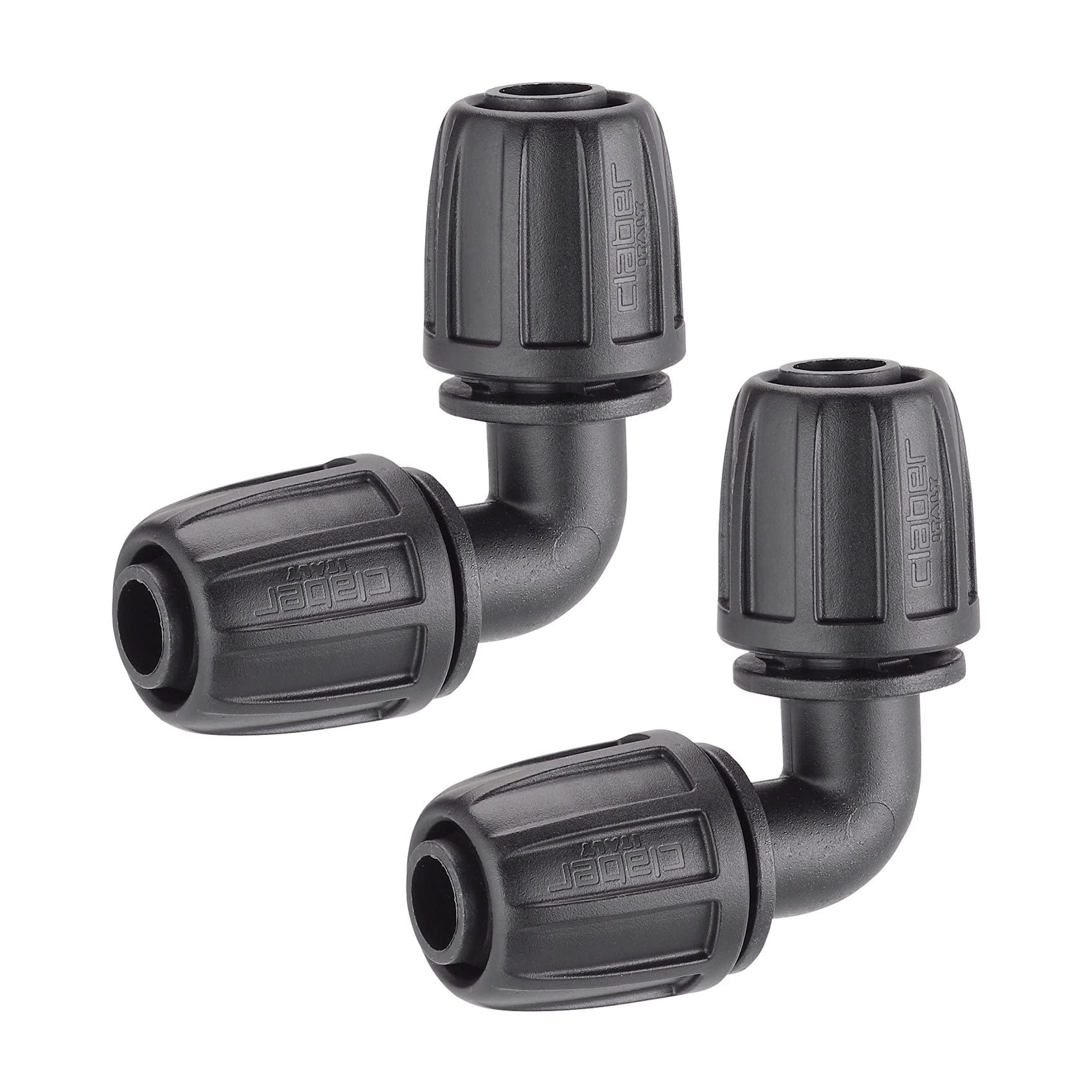 Claber 91025 1/2 Inch Elbow Compression Connector (2)