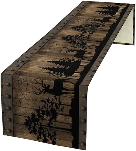 Miniatura 33 de Camino de mesa floral de margaritas, flores amarillas retro de los años 70, ondas abstractas, estilo hippie, moderno, camino de mesa para cocina,