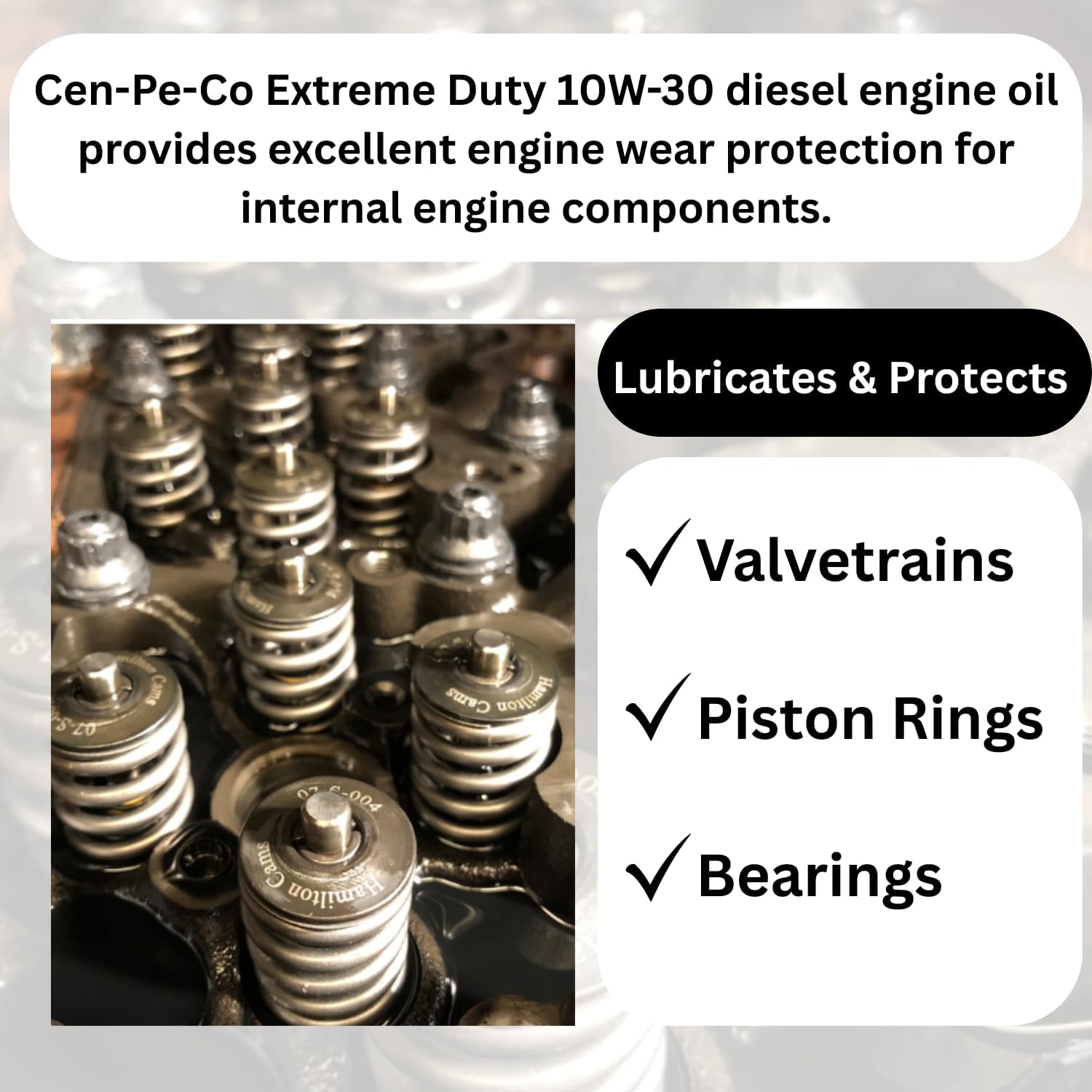 SAE 10W30 Extreme Duty Diesel Performance Engine Oil | Synthetic Blend | For Diesel Pick Up Trucks, Agriculture, Construction, and Trucking Equipment | (1-Gallon)