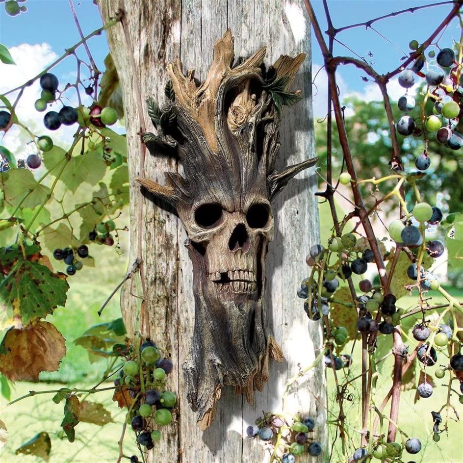 Design Toscano Evil Tree of Knowledge Wall Sculpture, Multi-color, 6.5x24x48.5 cm
