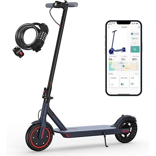MAXSHOT Electric Scooter for Adults, 8.5/10/14" Tires, 19/22Mph, 350W/500W Motor, 21-28 Miles Range, Folding E-Scooter with Dual Suspension,APP(V1/SPRO/MAX/PRO/X1/X1PRO)