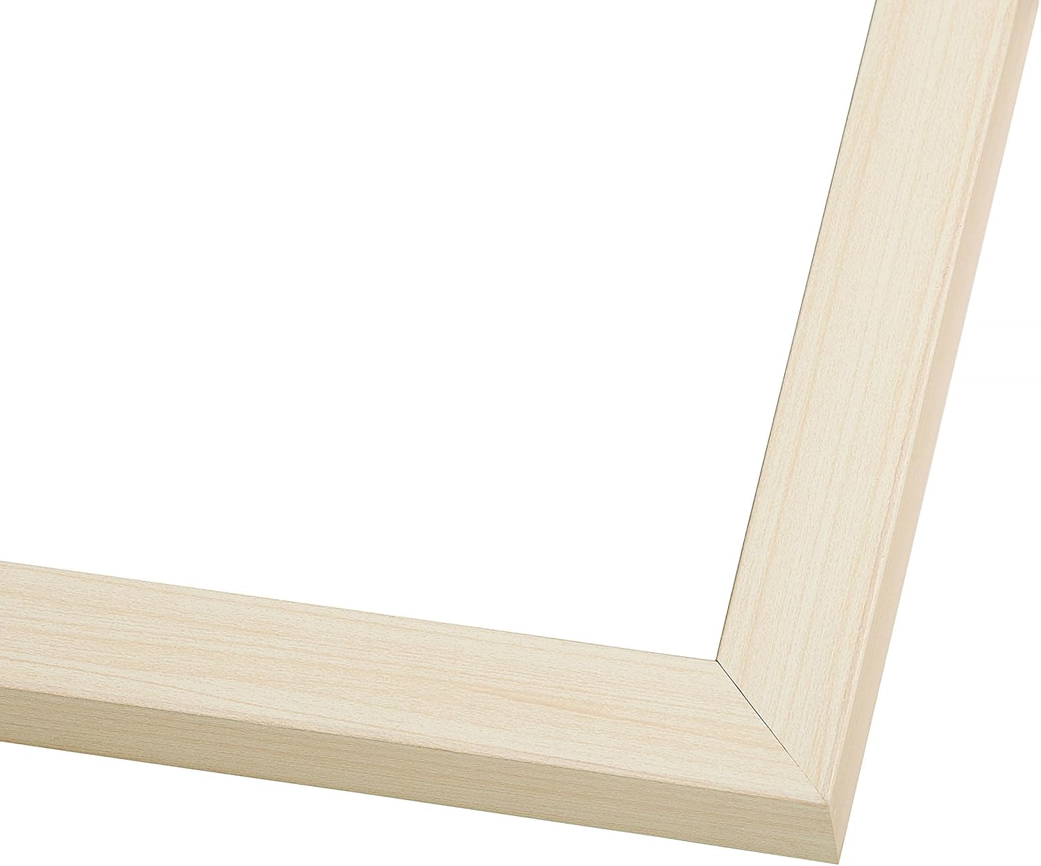 CountryArtHouse Picture Frame Moulding (Wood) 100ft Bundle - Traditional White Washed Finish - 0.8125" Width - 1/2" Rabbet Depth