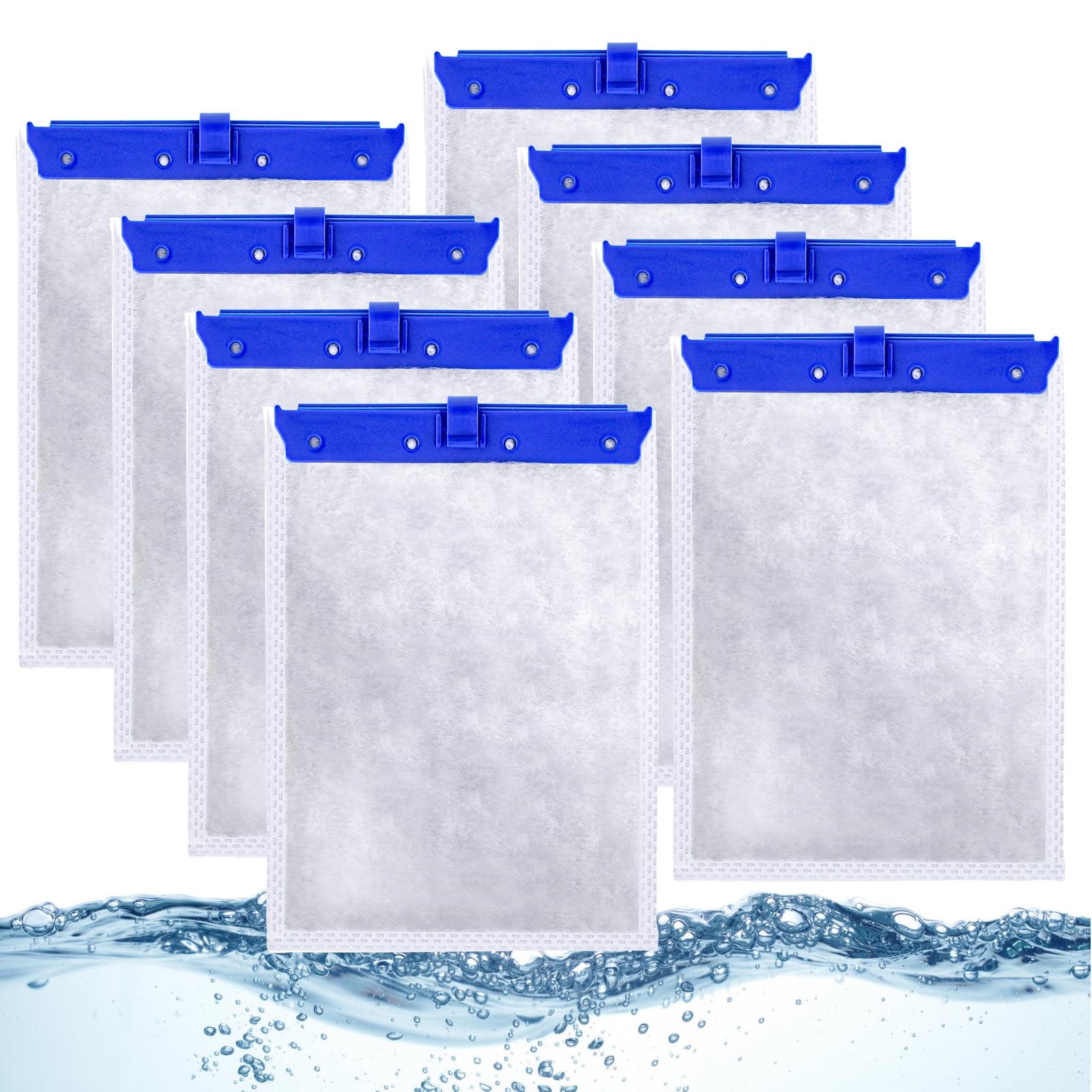 8 Pack Upgrade Filter Cartridge for Tetra Whisper Bio-Bag Filters, Large Replacement Filter Cartridges for Aquariums Compatible Tetra Whisper Filter & Aquariums