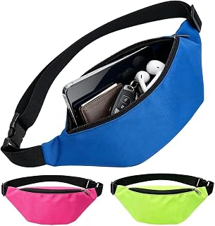 Compact 防水ウエストポーチ 3点セット, 防水 レトロ ファスナー, ベルトポーチ Versatile Multiuse, Outdoor