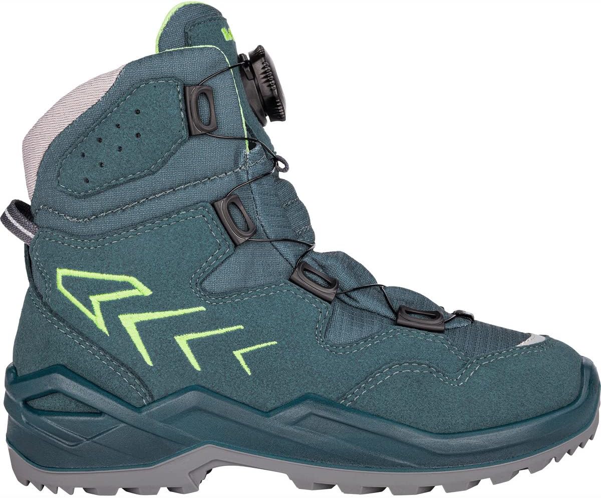 LOWA Kids Shoes Firo GTX Petrol Mint, UK 5