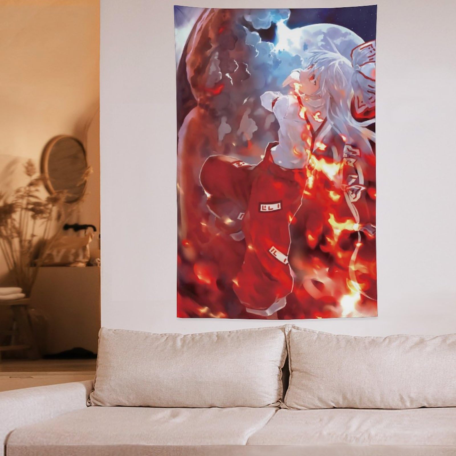 Amazon.co.jp: 東方シリーズ 藤原妹紅 可愛い タペストリー