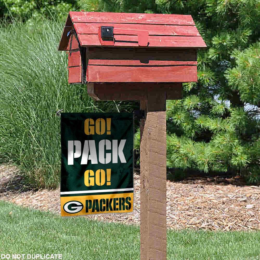 Green Bay Packers Go Pack Go Yard Garden Banner Flag