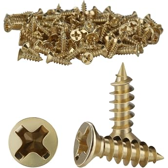 Pack of 300 Wood Screws 3 x 8 mm Screws 8 mm Long Wood Screws