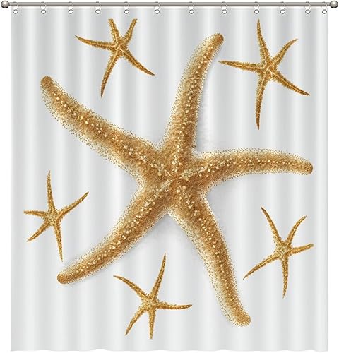 Miniatura 280 de Cortinas de ducha de baño con ganchos, 72 x 92 pulgadas, cortina de ducha de tela impermeable con diseño de flores y pájaros, cortina de ducha